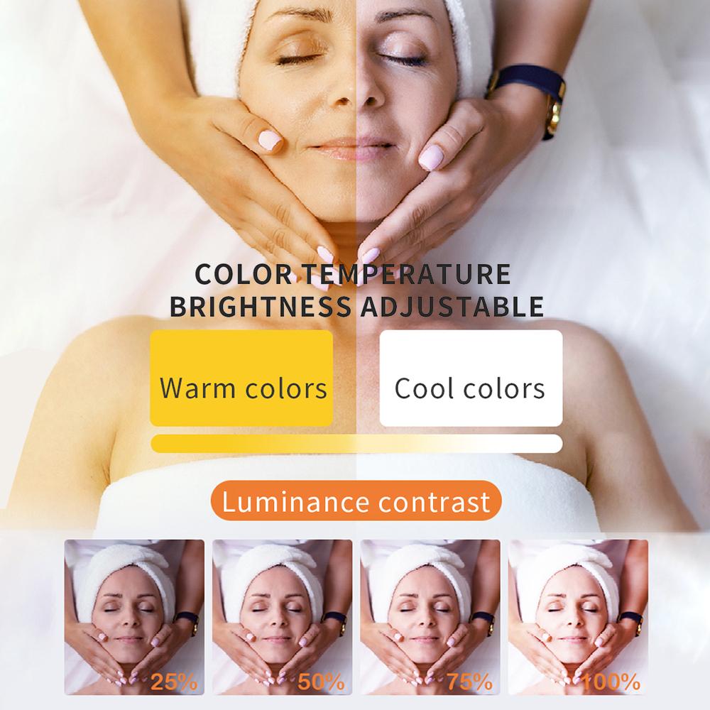 Andoer HD-M30X 36W Настольный светодиодный светильник для видеосъемки в форме полумесяца, заполняющий светильник, двухцветный свет 3200K-5600K