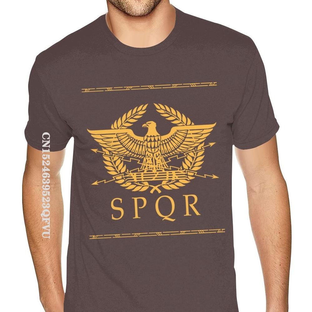 Мужская футболка Roman Empire SPQR большего размера для мужчин, футболки с художественным дизайном, футболки для мужчин из хлопка, повседневные, последние