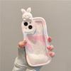 3d Liquid Quicksand Bling Glitter Cute Pig Funny Rabbit Cartoon Phone Case For Iphone 14 13 12 11 Pro Max Soft Back Cover Case