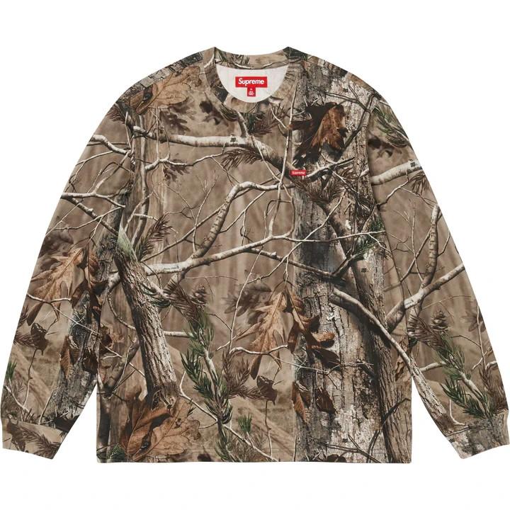 Supreme Маленькая коробка Футболка с длинным рукавом Realtree AP Camo