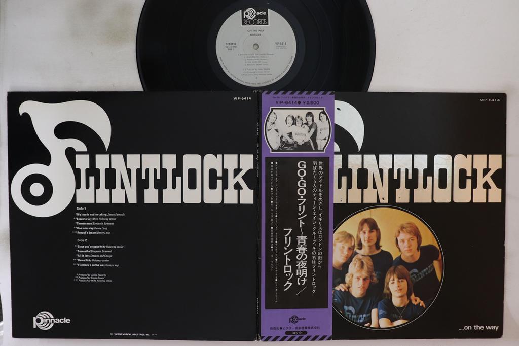LP Record FLINTLOCK On The Way VIP6414 VICTOR 1977 Japan Obi Rock Used