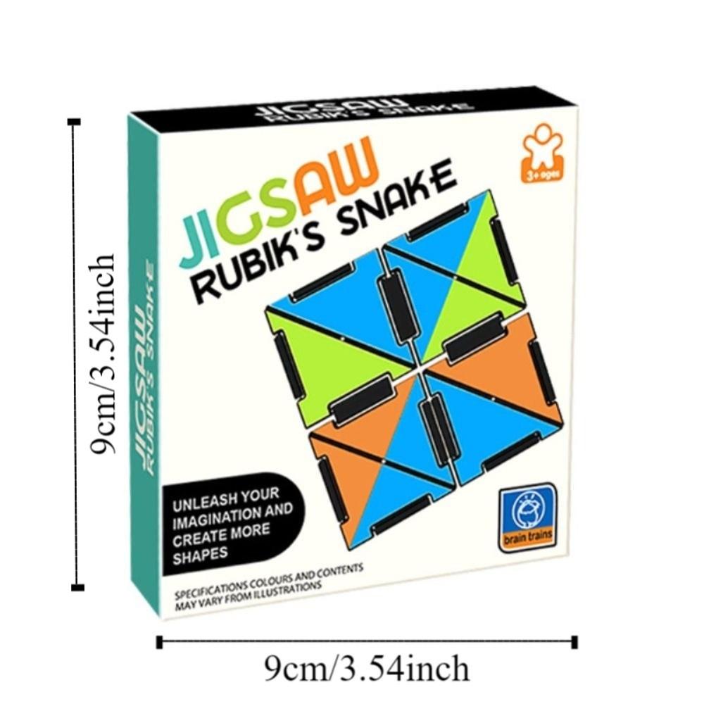 Versatile Assembly Transforming Puzzle Cube Building Model Jigsaw Puzzle Ruler Children Gift