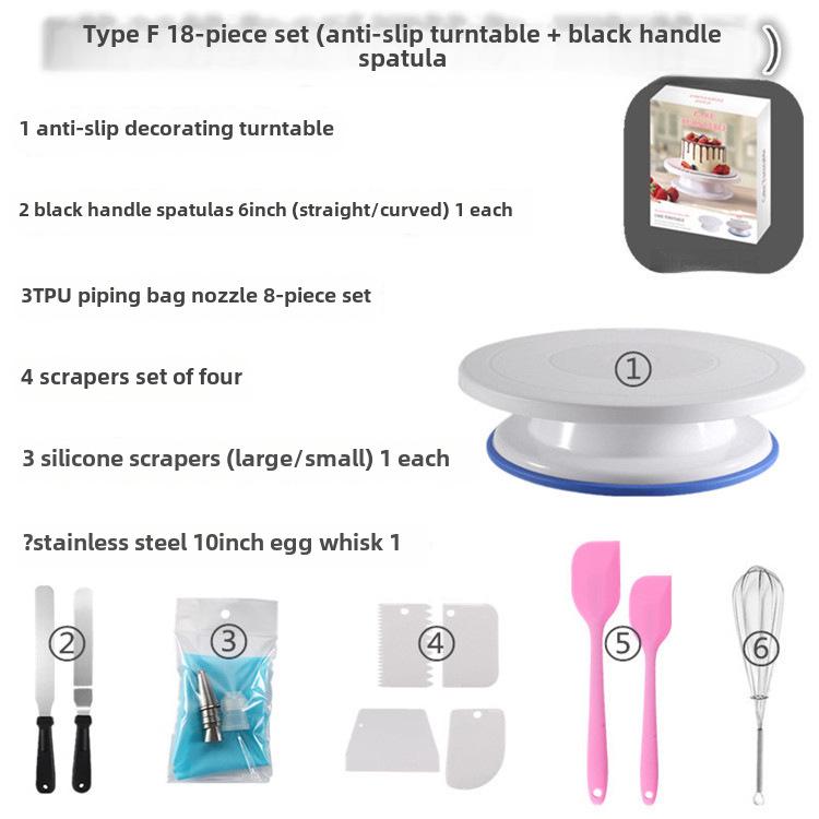 Набор для украшения торта из пшеничной соломы - вращающийся инструмент для выпечки для проектов «сделай сам»