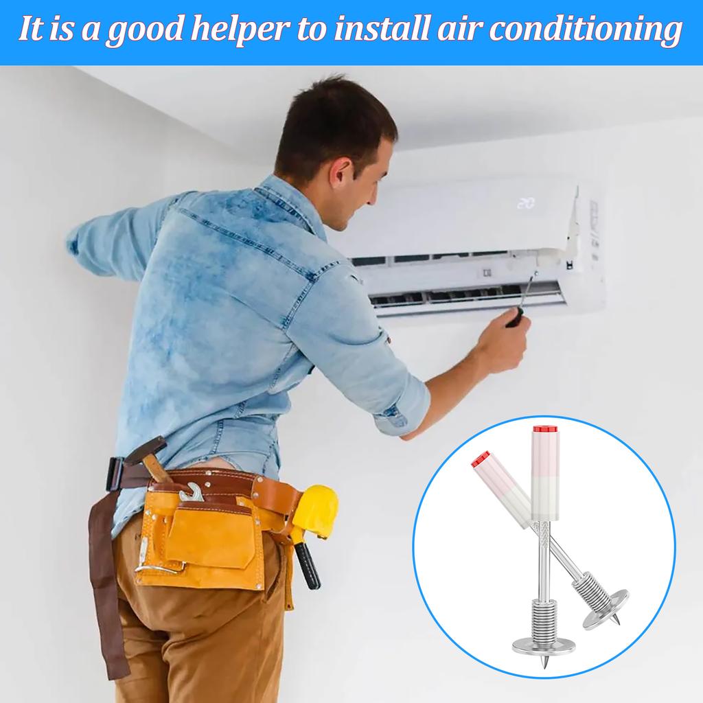 100 шт. гвоздей с гайками и винтами M8 для ручного стального гвоздезабивного пистолета, диаметр 7,3 мм, удлиненный гвоздезабивной пистолет для бетона, заклепки, многоцелевые гвозди K