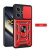 Shockproof Armor Magnetic Case For Poco F6 F5 F4 GT F3 X5 Pro X4 GT X3 NFC Coque For Poco M5S M4 M3 Pro C40 Holder Phone Cover