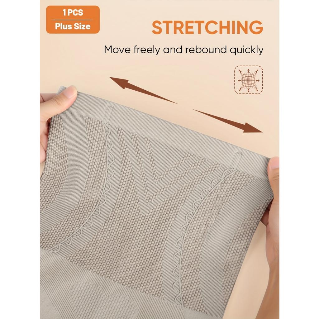 Женские утягивающие шорты с высокой талией, бесшовная подтяжка живота и подтяжка бедер, нейлоновый трикотаж, однотонный, можно стирать вручную, шорты больших размеров