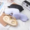 Imitated Silk Sleep Mask,3D Contoured No Pressure Eye Covers,Soft Blindfold For Sleeping,Luxury Silk Sleep Eye Mask