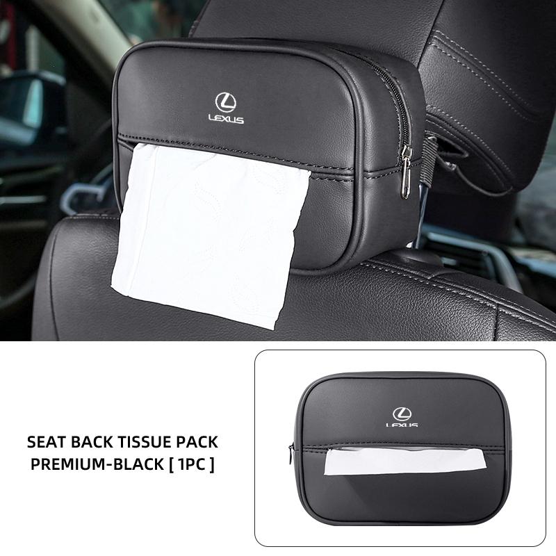 2026 Hot Interior Stickers Car Seatback Organizer Tissue Box Napkin Holder Paper Case Accessories For Lexus IS250 IS200 ES350 GS