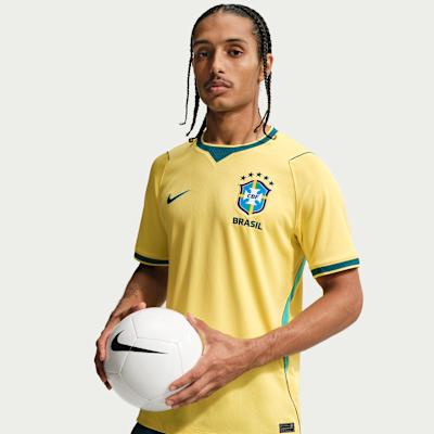 Nike Бразилия 2026 Стадион Домашняя Мужская Футбольная Реплика Джерси Nike Dri-FIT