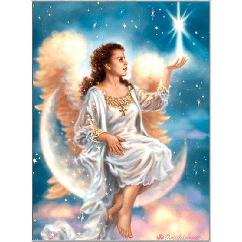 5D Алмазная картина Религии Серия Ангел Младенец Христос Алмазная вышивка Домашний декор