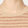 BCBG Полосатый трикотажный топ с коротким рукавом B4m5k428