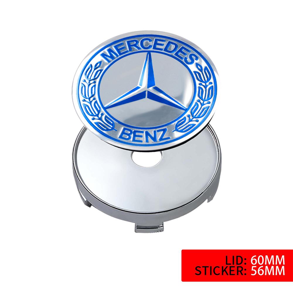 60mm/63mm/68mm Car Wheel Center Cap Hub Covers Badge Accessories for Mercedes Benz A B C E R G S Class AMG W124 W169 W176 W212