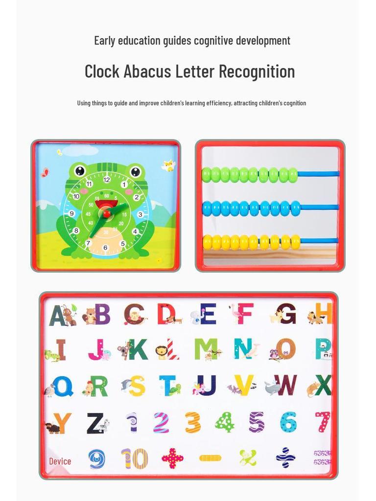 Magnetic Wooden Easel Blackboard for Kids - Folding Art & Writing Board