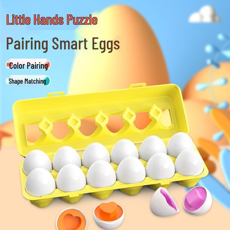 Smart Egg Educational Toy: Children's Number & Shape Matching Eggs