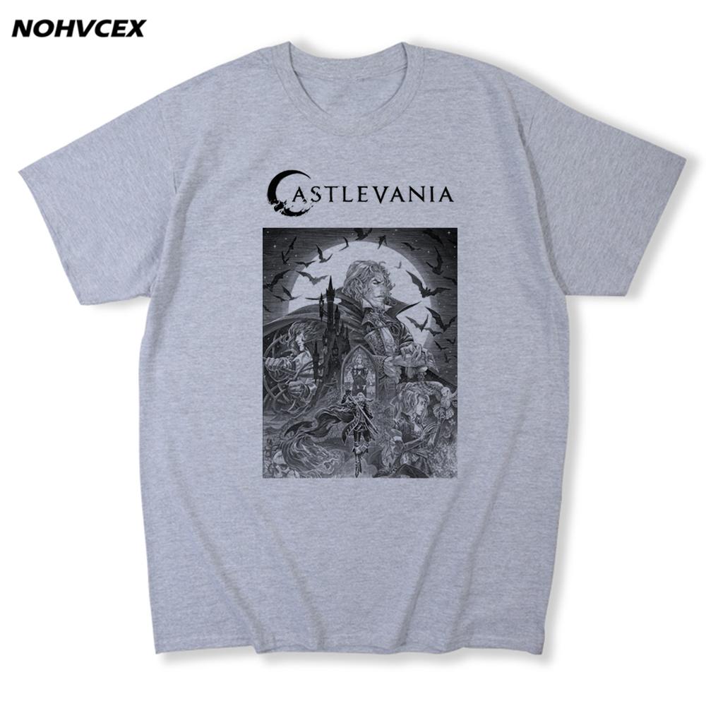 Castlevania Short Sleeve Graphic Tee Fun 100 Cotton Male T Shirt