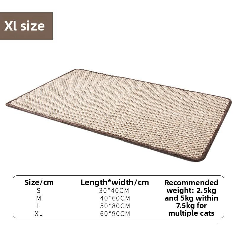 Когтеточка для кошек из искусственного сизаля, устойчивый к царапинам и износостойкий защитный диван, подушка для точения когтей, доска для царапания кошек