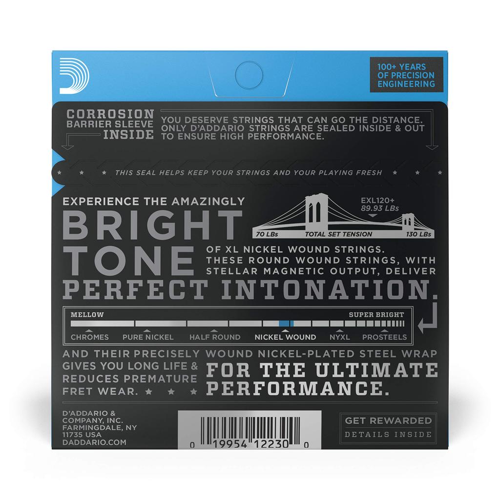 Струны для электрогитары Nickel SuperLight Plus D'Addario .0095-.044 EXL120+ []