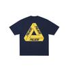 Tri Lingual T-Shirt Navy Unisex Tops Blue P29TS082