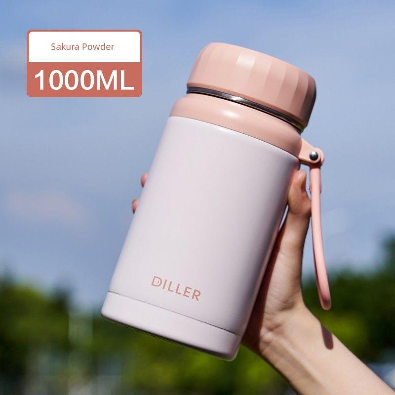 Women's Japanese Stainless Steel Tea Water Separation Thermos Cup