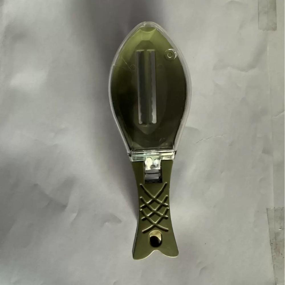 JOYBLISS Терки для рыбной чешуи Скребок Инструмент для чистки рыбы Устройство для соскабливания чешуи с крышкой Дом Кухня Приготовление пищи Инструмент для рыбы Кухонные инструменты