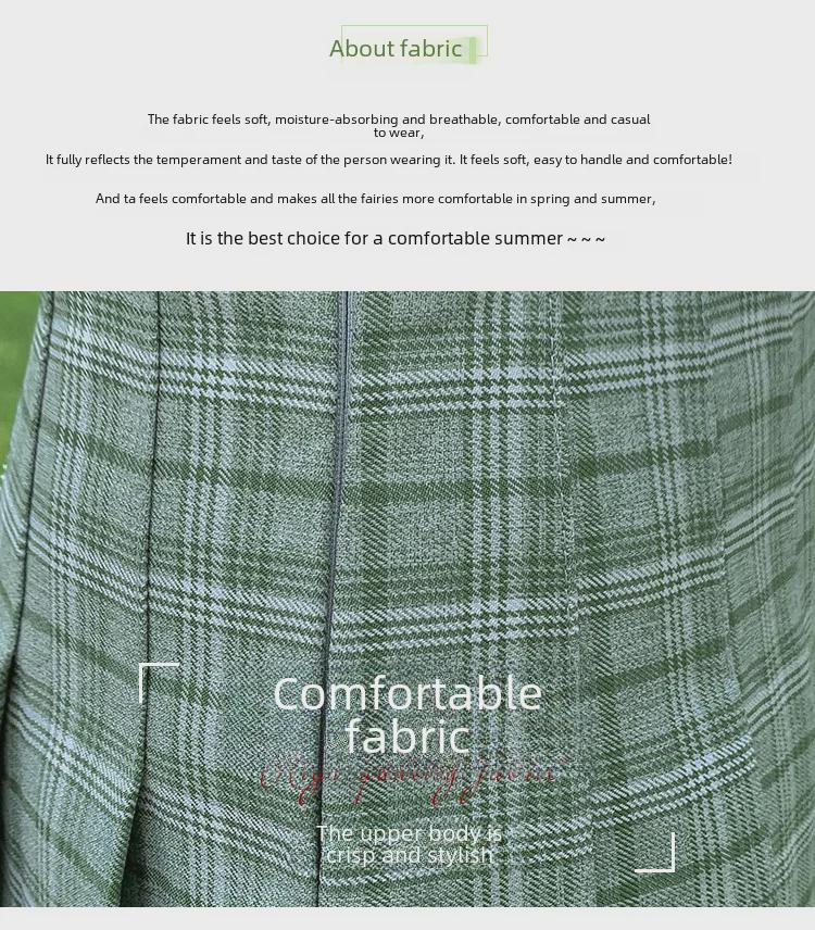 Korean Style High Waist Pleated A-Line Skirt for Female Students - Versatile for Autumn, Winter, Spring, and Summer