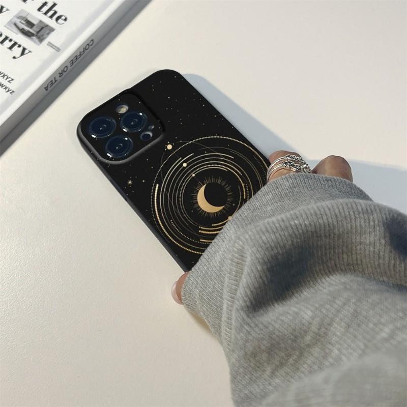 Чехол для телефона Witches Moon Tarot Mystery Totem для IPhone 15 14 11 12 Pro 8 7 Plus X 13 Pro MAX XR XS MINI SE 2020, черные чехлы