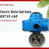 Kalei DN15 Electric Wafer Ball Valve CN plug (adapter included)