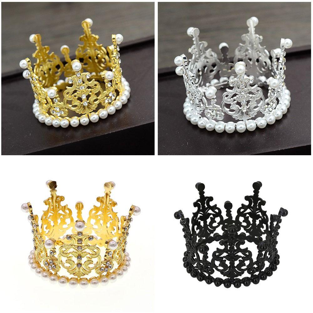 1Pcs Decorative Cake Topper Princess Birthday Party Cake Ornaments New Crown Cake Decoration