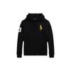 Толстовка с капюшоном и длинными рукавами с логотипом Polo Мужская толстовка черного цвета MNPOKNI16823-115