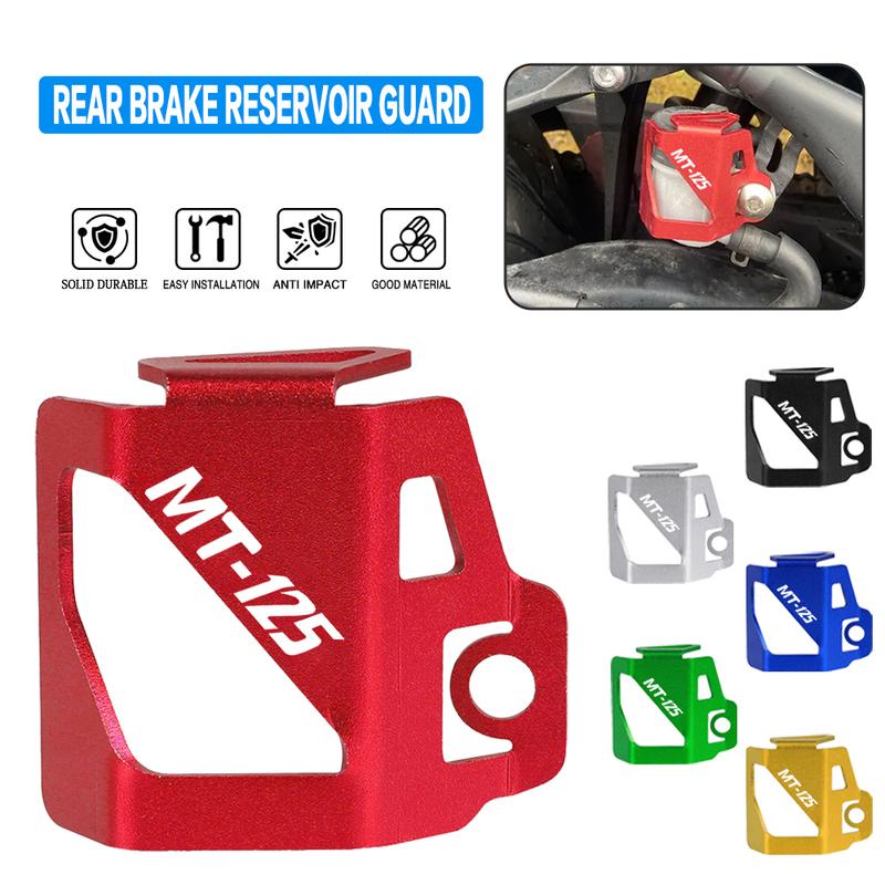 For YAMAHA MT125 MT 125 MT-125 2014- Motorcycle Accessories CNC Rear Brake Fluid Reservoir Cover Guard Protector