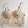 Wind sexy tube top sequins fashion corset bras versatile underwear suspender bra