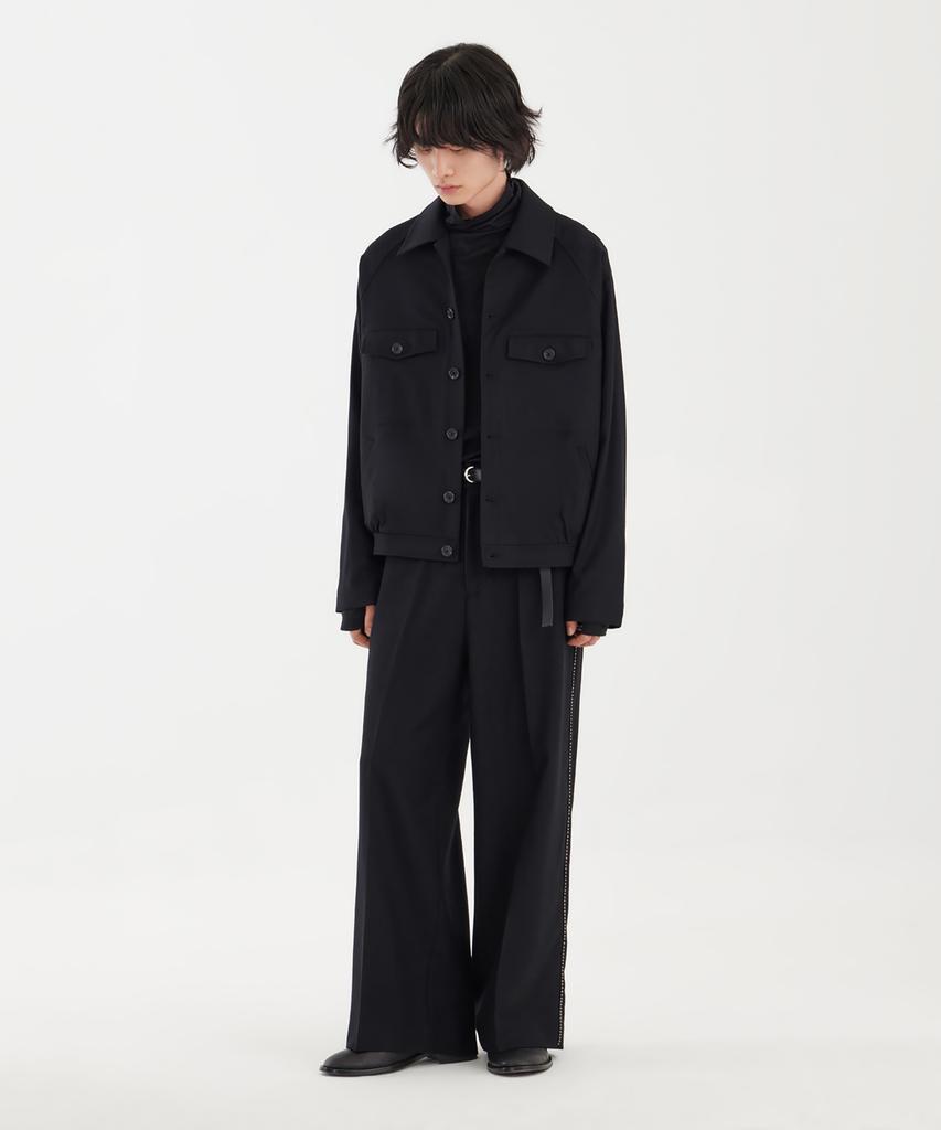 Youth Short Blouson Jacket - Black