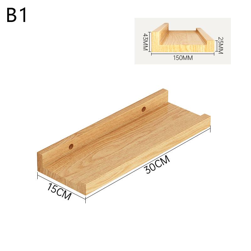 Wooden Shelves Wall Floating Shelves Useful Floating Shelf Display Rack Home Closet Organizer Decor Living Room Storage Shelf