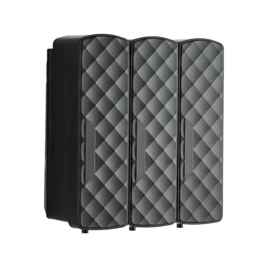 1 PC Soap Dispenser For Bathroom Parts 23*10*7cm 1500ML 3-bedroom Diamond  Wall Mounted Shampoo, Conditioner, Shower Nozzle