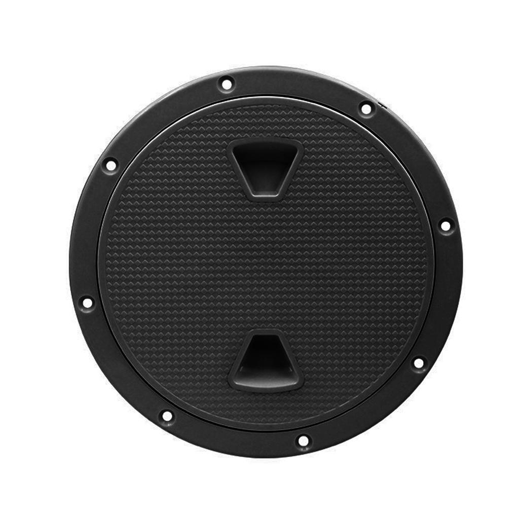 4/6/8-дюймовый черный/белый круглый нескользящий смотровой люк со съемной крышкой для морских лодок и яхт