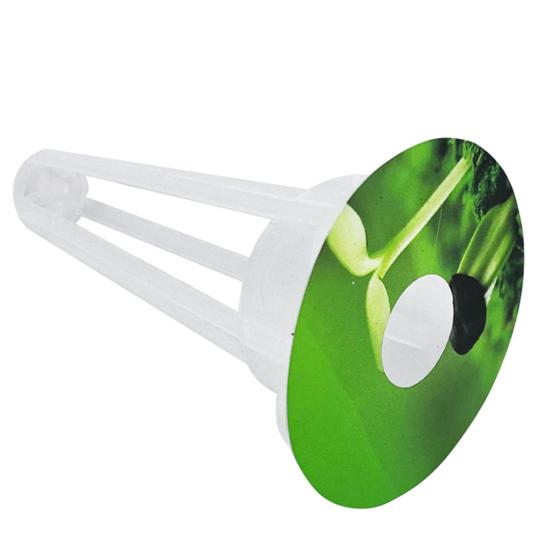 10 листов этикетки для гидропонных растений, самоклеящиеся ПВХ круглые корзины для гидропоники, стручки для выращивания растений