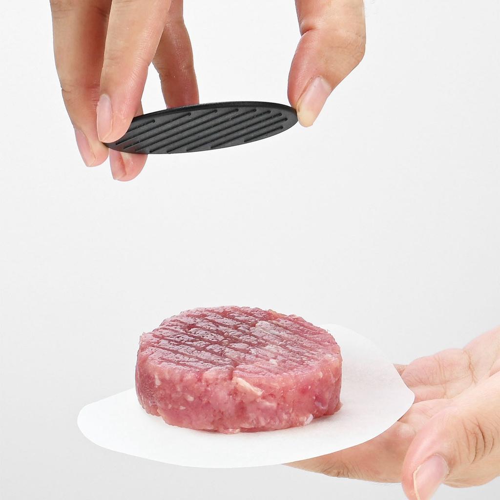 Пресс для гамбургеров 3 в 1 Легкое извлечение Антипригарный Пресс для фаршированных бургеров Круглый Пластиковый Ручной Форма для мясных котлет для кухни