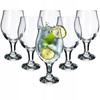 6x Glasses for Drinks Beer Gin Tonic Set of Glasses