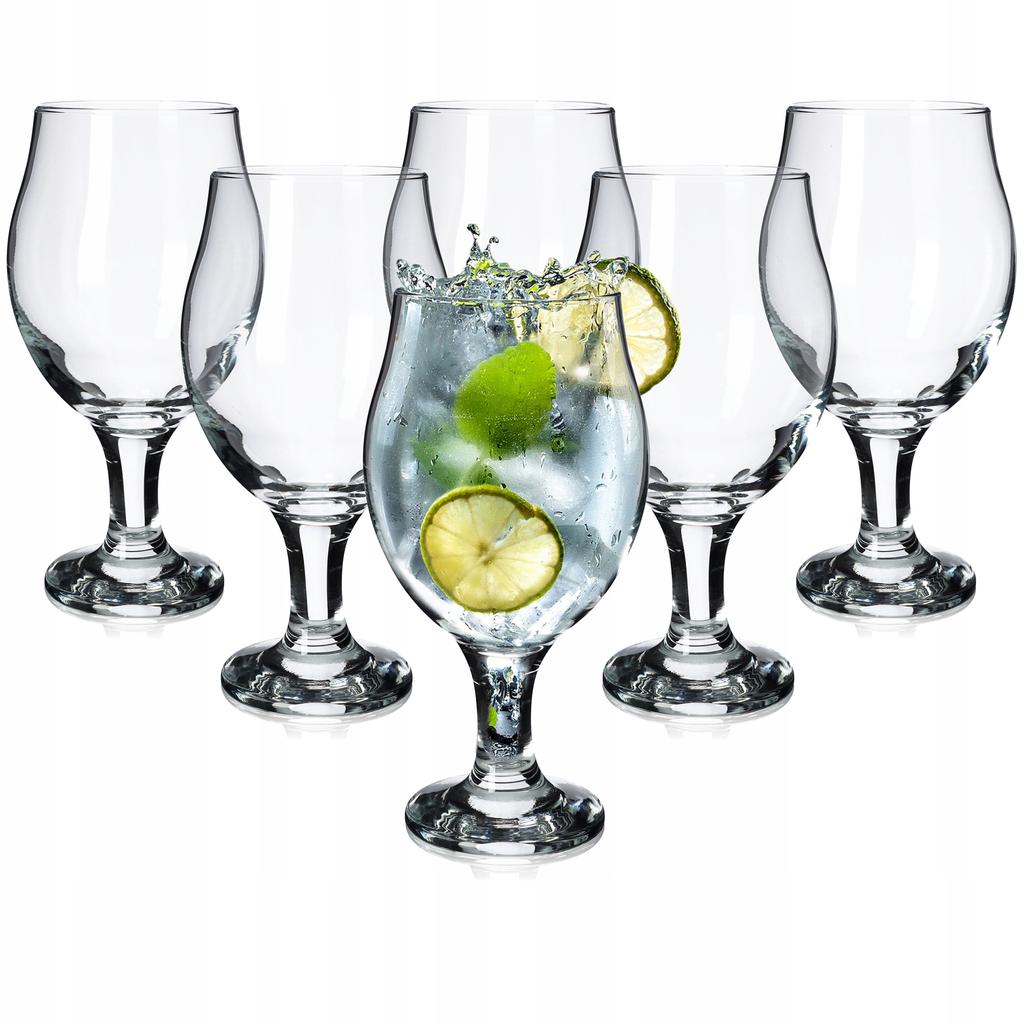 KADAX 6x Glasses for Drinks Beer Gin Tonic Set of Glasses