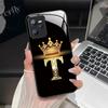 Чехол для Realme C35 Модный чехол с начальной буквой из закаленного стекла для Realme Narzo 50A Prime C 35 Ударопрочный чехол для телефона