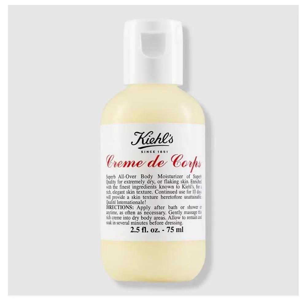 Kiehl's Creme de Corps Body Moisturizer 75ml 1 Pack Creme de Corps Body Moisturizer 2.5 oz