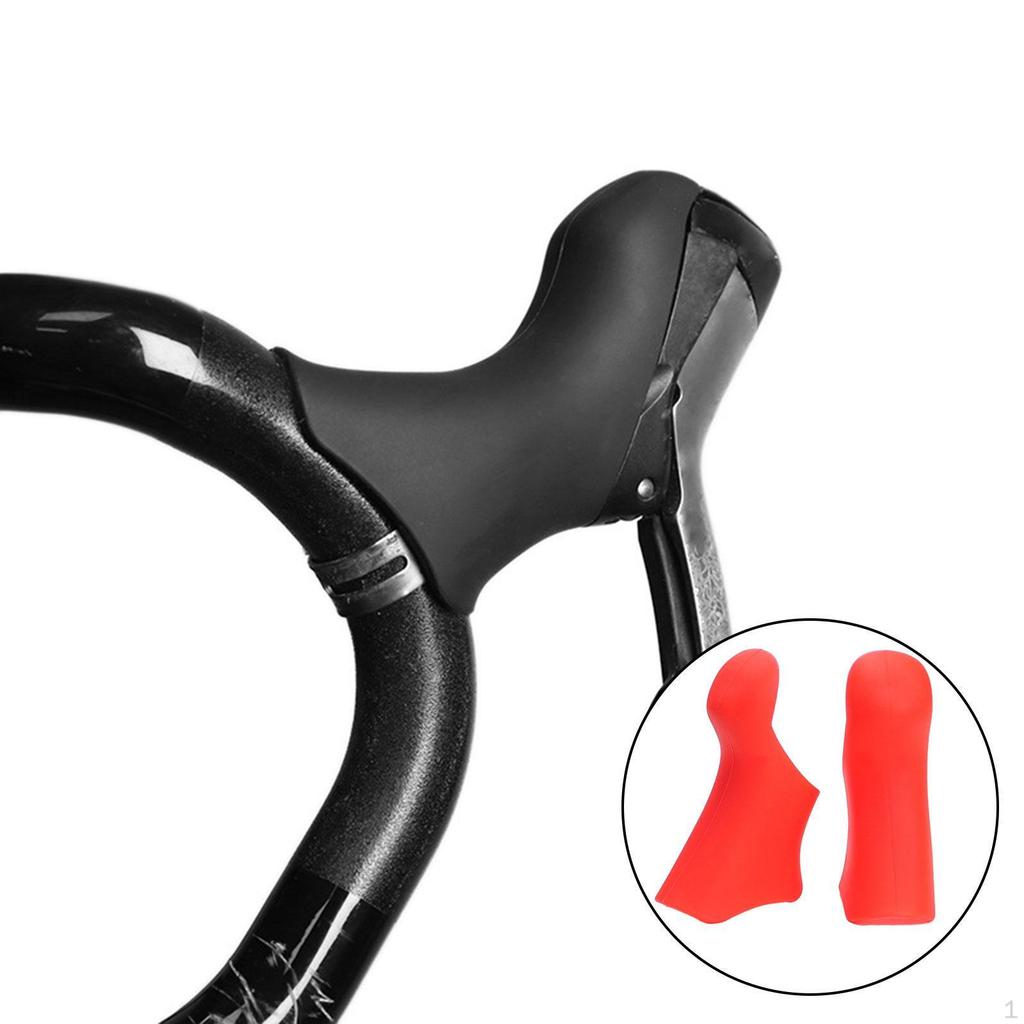 2 шт. чехлы на рычаг переключения передач велосипеда, чехол на ручку, противоскользящий силиконовый дорожный велосипед