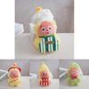 Star Character Circus Plush Keychain With Fluffy Material For School Bag Decorations