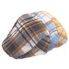 Autumn Winter Plaid Beret Men's Wool Warm Forward Cap British Peaked Cap Newsboy Cap