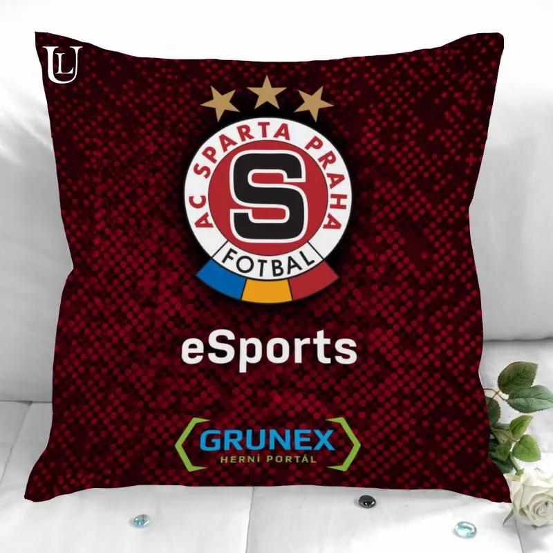 Чехол на подушку Чехол на подушку-подушку AC Sparta Praha 40x40см 45x45см Наволочка Чехол для подушки Диван Кровать Домашний Декор Гостиная Автомобиль Офис