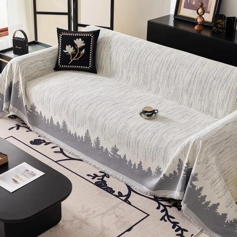 Durable Couch Cover for 3 Cushion Sofa Cover for Dogs Furniture Protector Universal Anti-scratch Sofa Towel Blanket Slipcover