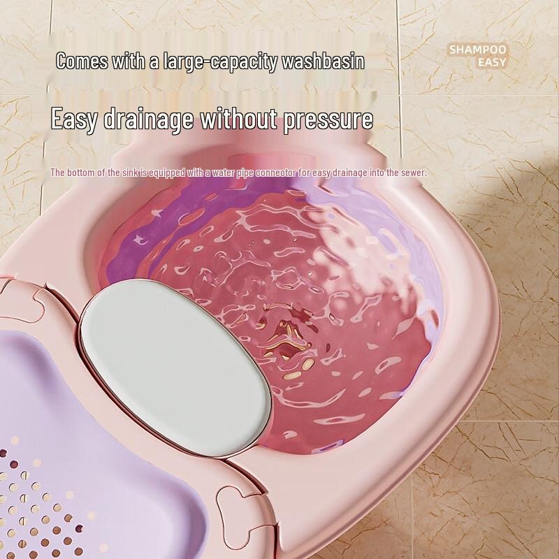 Складной шезлонг для мытья головы для детей