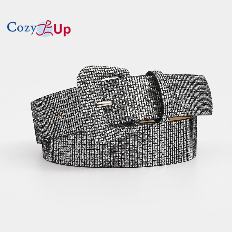 Дамский ретро-стиль с блестками, декоративный пояс, пуховик, зимний широкий пояс для женщин