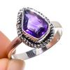 Натуральный африканский аметист, драгоценный камень, кольцо-подарок из стерлингового серебра 925 пробы, S.9 k5P07