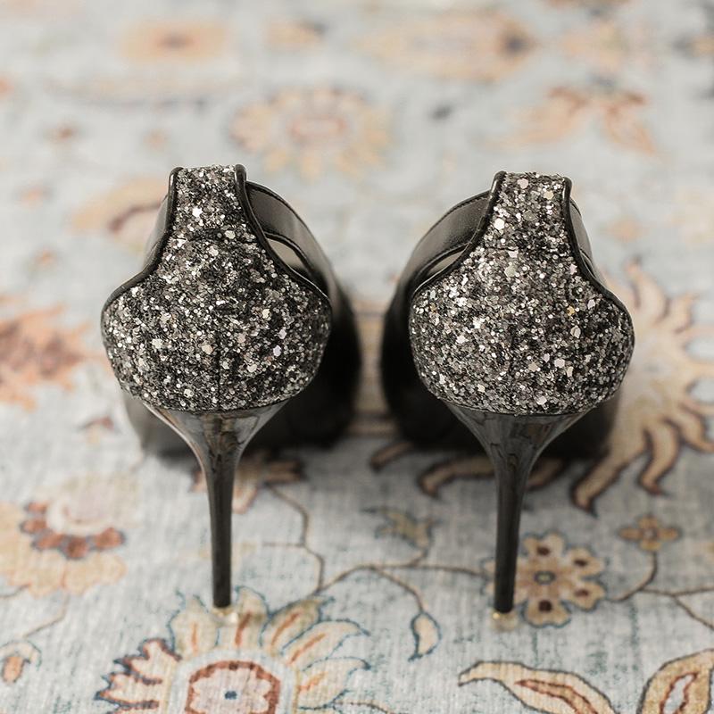Spring Women Sexy 10m Fetish High Heels Pumps Scarpins Sparkly Sequin Stripper Stiletto Heels Bridal Wedding Dress Shoes